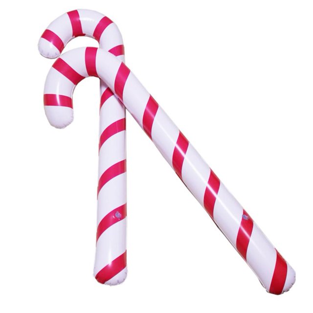 PIX-LINK Pvc Opblaasbare Kerst Candy Cane Klassieke Lichtgewicht Opknoping Decoratie para la fiesta de Navidad PIX-LINK adornos y suministros navideños