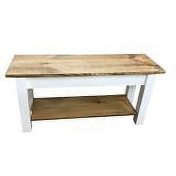 AMBLER BENCH WITH SHELF-72