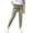 Style300·Green Womens Slacks, variant on XAOWF Womens Casual Pants Elastic Waist Solid Color Fashion Slim Fit Ankle Length Slacks With Pocket Everyday Wear Trousers For Women Leisure