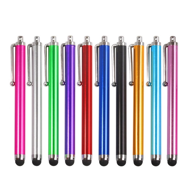 EeaseMX Lápiz capacitivo para pantalla táctil (15 unidades), herramienta de escritura universal, material de oficina para teléfono y tableta (colores variados)