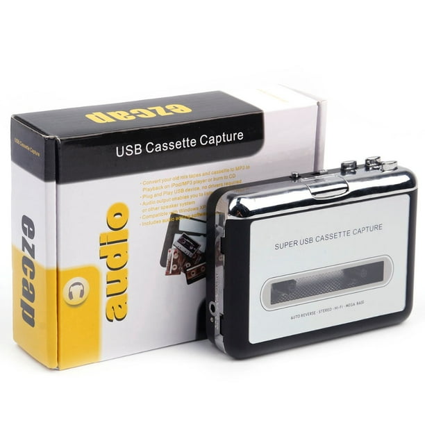 EM - Lecteur de Cassettes Portable Walkman avec Radio AM/FM, Sortie  Audio 3.5mm, Baladeur pour Ecouter Vos Programmes Radio Préférés/Lecteur
