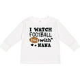 thumbnail image 3 of Inktastic I Watch Football with My Nana Boys Long Sleeve Toddler T-Shirt, 3 of 5