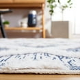 thumbnail image 4 of SAFAVIEH Augustine Gino Geometric Area Rug, Navy/Ivory, 5' x 7'7", 4 of 11