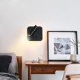 thumbnail image 3 of Square Luz De Lavado De Pared Cama Negra Led Con Pared Interior Foco Ajustable Lámpara De Lectura Lámpara De Pared De Aluminio Para Pasillo Dormitorio Escaleras Hoteles Mesita De, 3 of 5