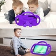 thumbnail image 7 of BMOUO Kids Case for Samsung Galaxy Tab A11 8.7 Inch 2025 / A9 8.7" 2023 / A7 Lite 8.7” 2021, with Shoulder Strap Lightweight, Shockproof Handle Stand Protective Cover, Purple, 7 of 7