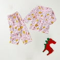 thumbnail image 5 of Fesfesfes Summer Long Sleeve Pajamas Set Cool Homewear PJS Big Boys Outfit Home Clothes, 5 of 6
