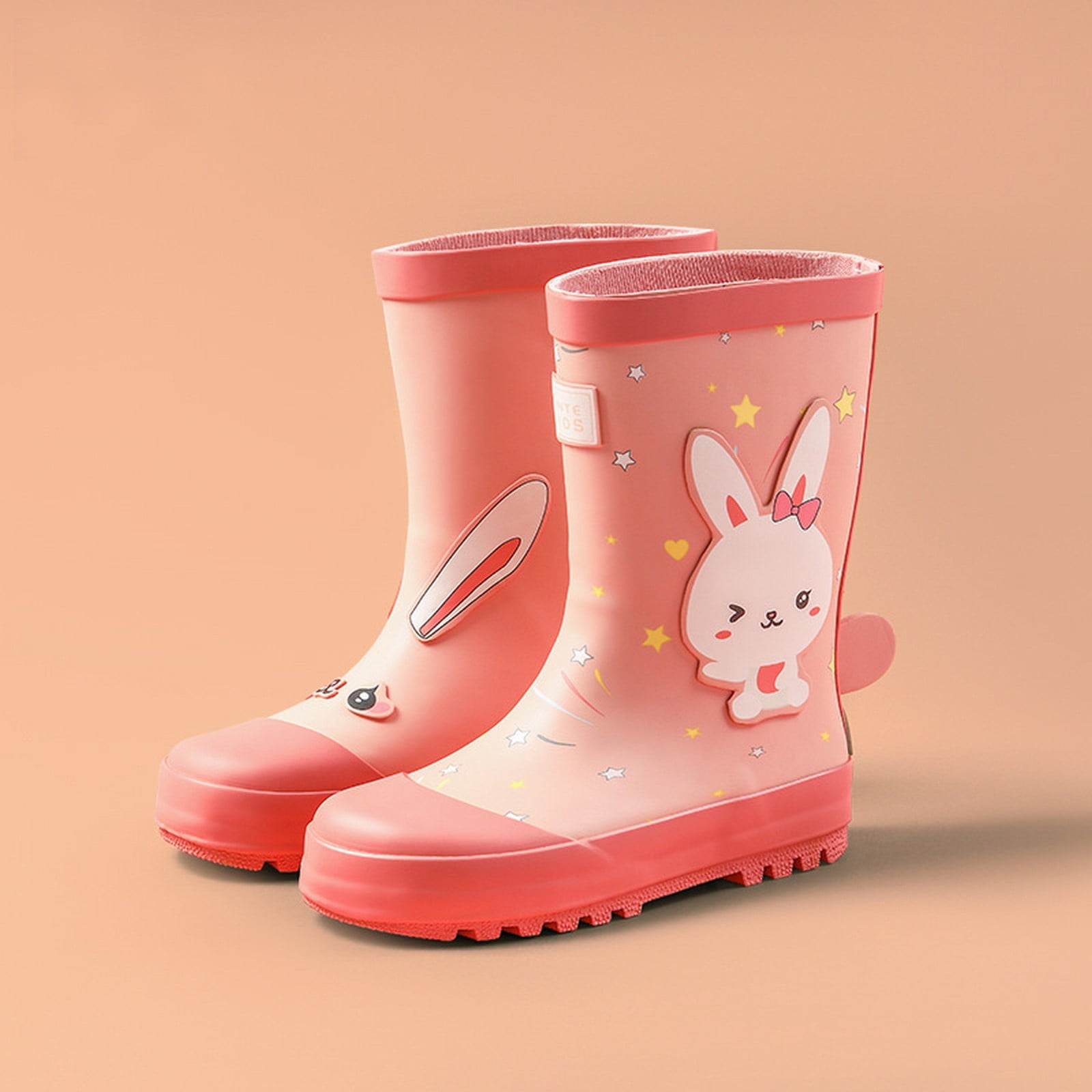 Landzoo Children's Rain Shoes Boys And Girls Water Shoes Baby Rain Boots Water Boots In Large And Small Children Toddlers Children Lightweight Cute Children's Rain Boots