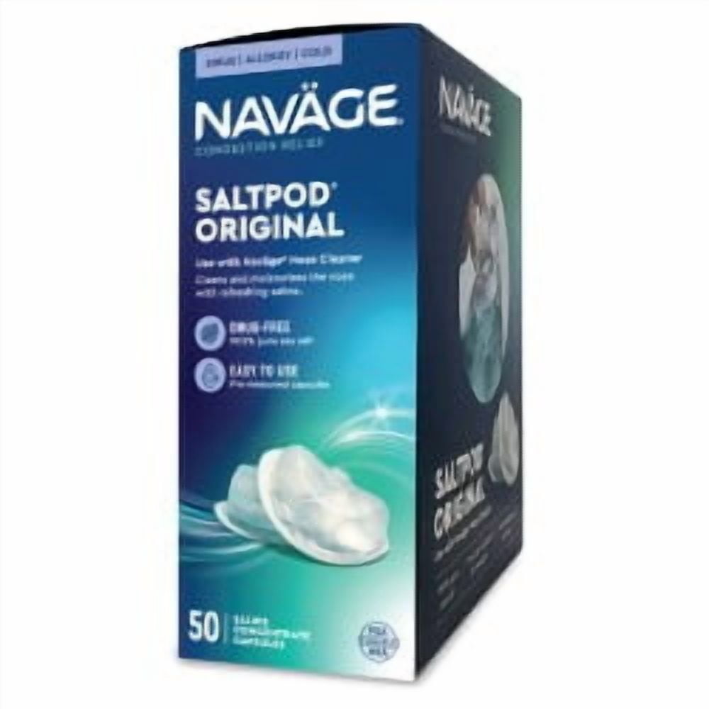 Navage Nasal Care SaltPods, Original Sea Salt, 50 Count