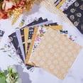 thumbnail image 4 of 24 Sheets Floral Bees Scrapbook Paper Pad Honeycomb 12 Style Single-Side Cardstock Background Border Paper for Journal Decorative Greeting Card Making Supplies Art Album 6 x 6inch, 4 of 6