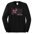 thumbnail image 2 of Wild Bobby, Loved John 3:16 Inspirational/Christian Men Long Sleeve Shirt, Black, Small, 2 of 6