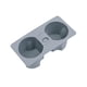 thumbnail image 4 of Portavasos para consola central de coche, organizador automático para Model 3 Gris, 4 of 9