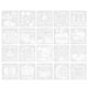 thumbnail image 1 of EeaseMX 20 plantillas de pintura artística para el Día de Acción de Gracias, plantilla de dibujo reutilizable, 1 of 7
