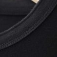 thumbnail image 3 of VBARHMQRT Mens Tshirts Men's Washed Cotton Simple Solid Color Casual Button up Long Sleeve T Shirt Black, 3 of 4