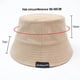 thumbnail image 2 of Sombrero de verano para mujer con circunferencia de cabeza de 56-58 cm que cubre el rostro, sombrero de pescador, protector solar, sombrilla, sombrero de lavabo, 2 of 5