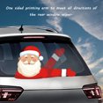 thumbnail image 3 of Riwesomey Etiqueta engomada del limpiaparabrisas de la ventana trasera del coche de Papá Noel estilo de coche de Navidad divertido brazo que agita las Automoción decorativa y accesorios No.01 Riwesomey VI1434-01B, 3 of 6