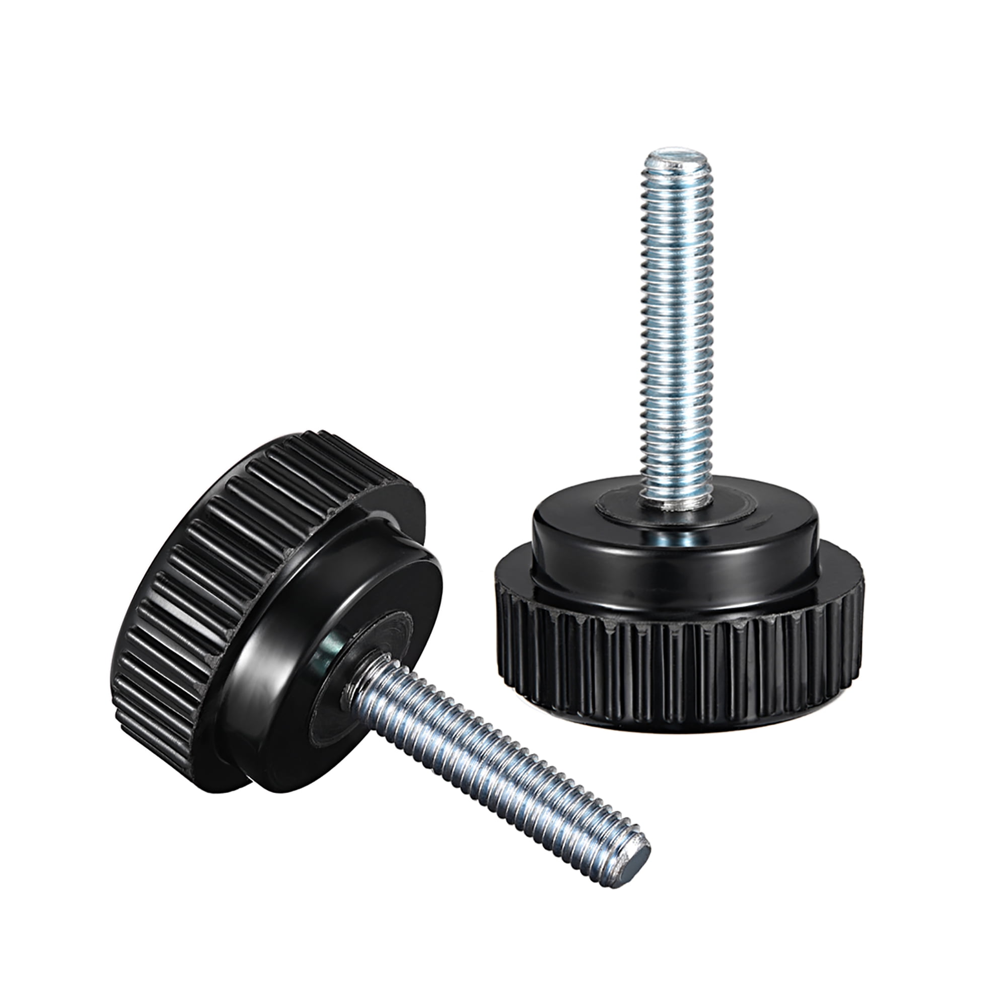 M8 x 40mm Male Thread Knurled Clamping Knobs Grip Thumb Screw on Type 4