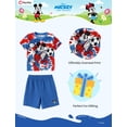 thumbnail image 3 of Conjunto de verano de 2 piezas con shorts de Mickey Mouse de Disney para niño, 3 of 7