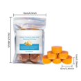 thumbnail image 3 of Jabón de limón y cúrcuma en pastillas, jabón limpiador de cúrcuma, jabón de ducha facial y corporal, reafirmante de poros y eliminador de pigmentos, 150 g, 3 of 4