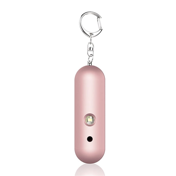 Toystoory Alarma de seguridad portátil con llavero Linterna LED a prueba de agua Botón de alerta de emergencia Dispositivo de protección Type7 NO7
