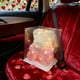 thumbnail image 3 of Hogar y cocina, Decoración del hogar, Decoración navideña, Osito de peluche con rosas artificiales de 10 pulgadas con luces para San Valentín, incluye caja de regalo transparente, decoraciones de plás, 3 of 5