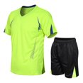thumbnail image 1 of WILLBEST Pantalones Cortos para Hombre, Conjunto Informal de Dos Piezas para Correr, de Verano, para Deportes Al Aire Libre, de Secado Rápido y Manga Corta, 1 of 3