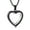 Black, variant on Personalized Glass Heart Urn Necklace for Ashes Women Men Cremation Jewelry Urn Necklace for Human / Pet Memorial Keepsake for Loss Loved One