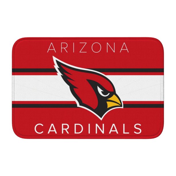 Felpudo multiusos con dobladillo de Cardinals para uso en interiores y exteriores. Reciba a sus invitados con una alfombra para el hogar, el dormitorio, el baño, la cocina y la decoración del piso.