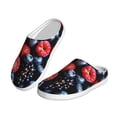 thumbnail image 2 of Lsque Variety Of Fruits And Berries Pattern Womens Comfort Cotton on Scuff With Memory Foam and Anti-skid Sole Slipper-39/40, 2 of 7