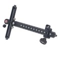 thumbnail image 1 of Archery Recurve Bow Sight, Iron Accurate T Shape Target Shooting Bowsight Adjustable 9 inch  for Training Black, 1 of 7
