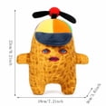 thumbnail image 6 of Game Inspired Sprite Plush, 7.9 Inches Game Spirit Plush Series,3PCS Soft Stuffed Character Plush for Collectors & Gaming Enthusiasts & Fans Gift,Burnt Peanut Sprite, 6 of 6