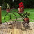 thumbnail image 4 of Neatifyes Tricycle Plant Stand - Flower Pot Cart Holder - Ideal for Home, Garden, Patio - Great Gift for Plant Lovers, Housewarming, Mother’s Day - Parisian Style (Bronze), 4 of 6
