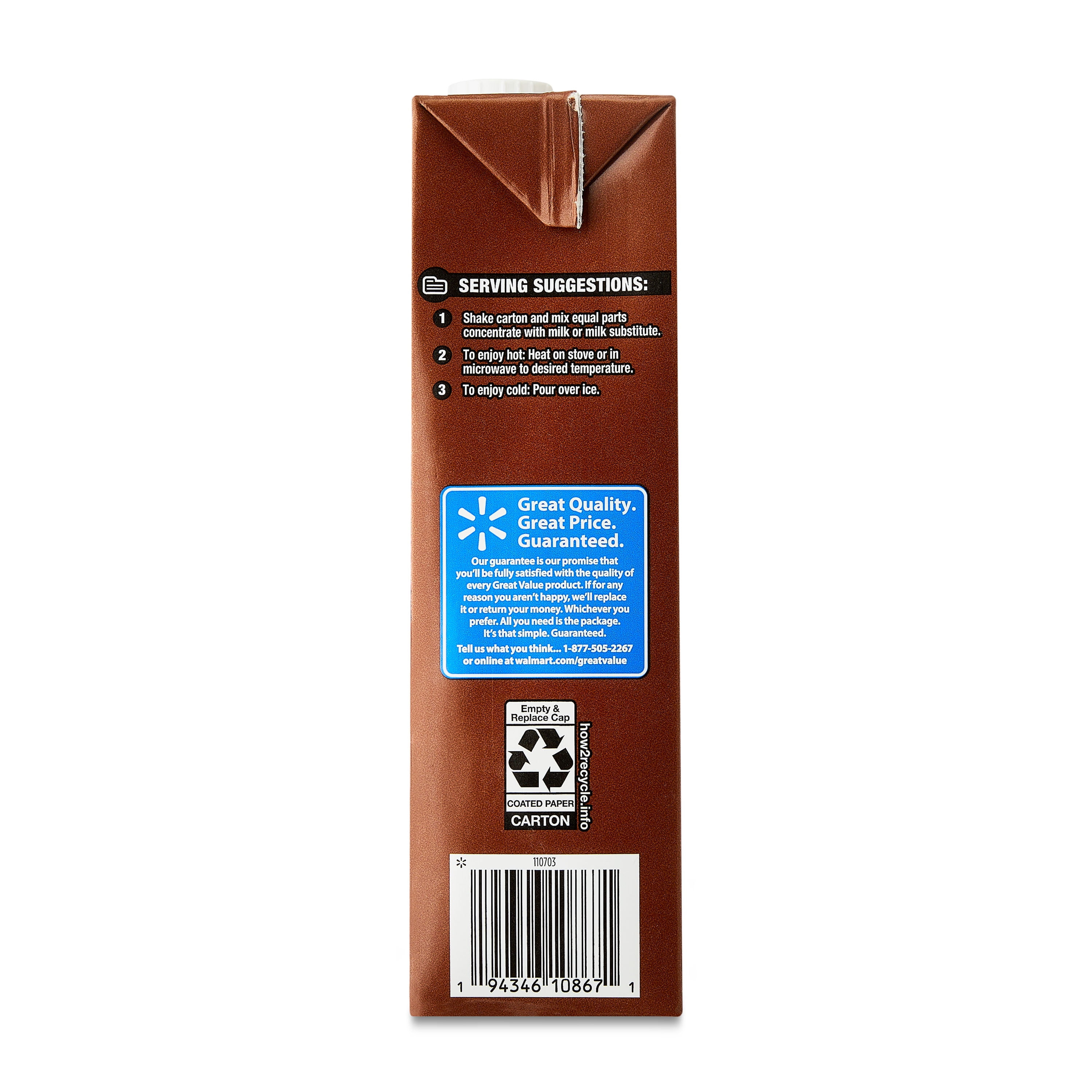 Great Value Classic Chai Latte Tea Concentrate, 32 fl oz
