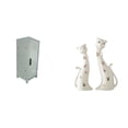 thumbnail image 1 of Mini Armario Con Armario, Esculturas De Pareja De Gatos, Estatuas De Animales, Organizador Del Hogar, Ahorro De Espacio, Apilable, A Prueba De Polvo, Organizador Para Apartamentos, Llaves De, 1 of 8