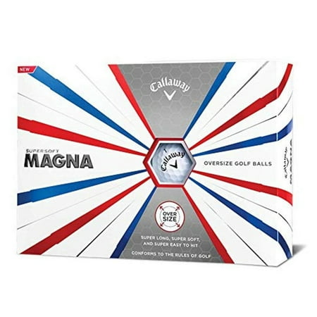 Ncaa Dozen Golf Ball - Callaway Golf Supersoft Magna Golf Balls - White - Dozen
