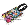 thumbnail image 2 of Gaeub One Size Printed Travel Luggage Identification Tags, Golf Bag Tags with Information Bar on The Back - 3.4 x 2.1 inch, 2 of 8