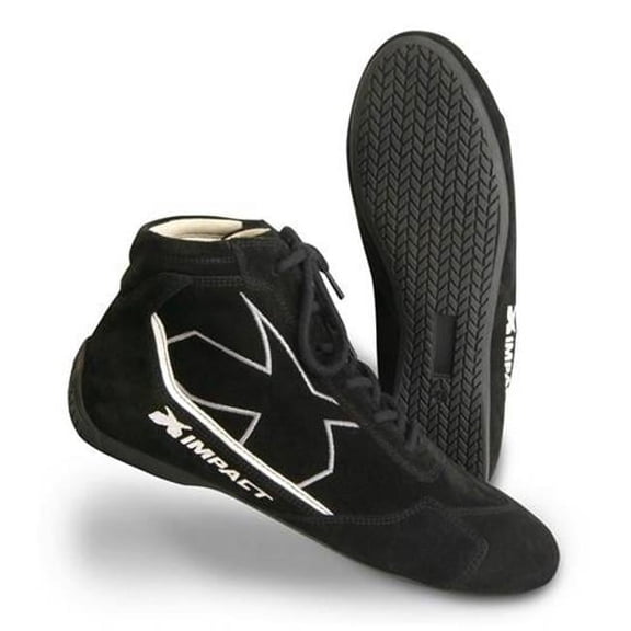 Impact Racing 40011010 Alpha Driver Shoe - Black - Size 11
