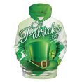 thumbnail image 1 of Pompotops Hommes Mode Casual Col Rond Sweat-Shirt St. Patrick'S Day Pull à Manches Longues Imprimé 3D en Vente, 1 of 5