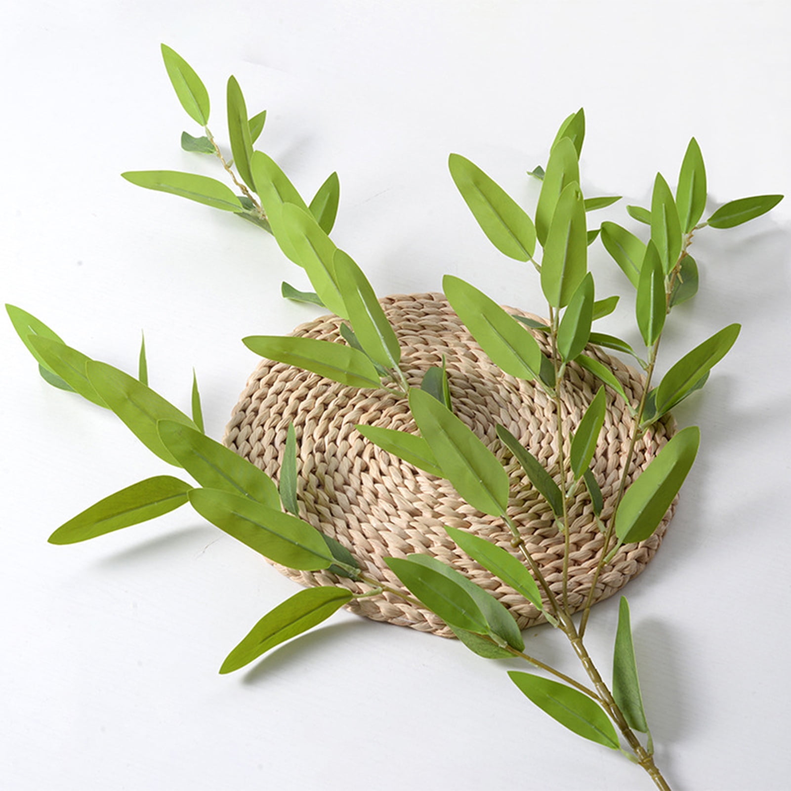 Artificial Eucalyptus Leaves Long Stems 45" Tall Fake Eucalyptus