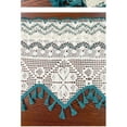thumbnail image 6 of Handmade Crochet Curtain Tiers Rustic Boho Curtain Valance for Cafe Kitchen Window Farmhouse Room Divider Rod Pocket Hollow Lace Curtains, 6 of 7