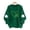 #0029-Green, variant on Oversized St. Patrick's Day Sweatshirt for Women Lucky Irish Shamrock Crewneck Long Sleeve Shirts Y2k Casual Cute Graphic Pullover Tops Gift