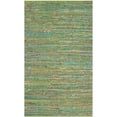 thumbnail image 3 of Safavieh Nantucket Collection NAN220B Handmade Green Cotton Area Rug (5' x 8'), 3 of 6