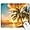 29-Beach Sunset, variant on Floral Mouse Pad, Red Watercolor Gentle Flowers Square Computer Mousepads Washable Plant Desk Mouse Pads for Women Non-Slip Rubber Base for Gaming Office Laptop Wireless Mouse Desk Accessories