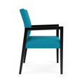 thumbnail image 2 of Pemberly Row Chaise Grand pour Invités pour Réception d'Attente, Cadre en Bois, Turquoise, 2 of 5