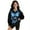 Blue Lightning Skull, variant on Uorisanigo Girls Half Zip Collar Sweatshirts Fall Fashion Lightning Eagle Long Sleeve Pullover Crop Tops Oversized Teen Girls Pullover Jackets for Vacation Shopping Exercise Wear