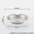 thumbnail image 3 of 2 Pcs Stainless Steel Sink Filters 102mm Kitchen Sink Strainer Anti-Clogging, 3 of 5