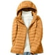 thumbnail image 1 of Parkas de manga larga para mujer, chaqueta de plumón con capucha, estilo coreano, corta, talla extra grande, chaqueta cálida de plumón blanca, abrigo para mujer, 1 of 8