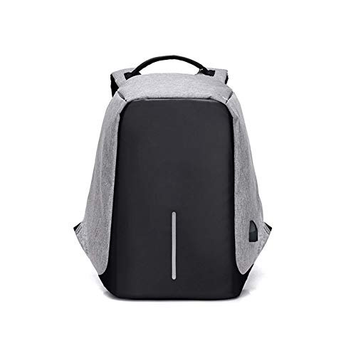 Anti-theft Business Backpack With USB Charging Port/Light-weight Laptop Backpack/Water-resistant For Student, Men & Women - Gray