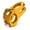 Gold, variant on JZROCKER Aluminum Alloy Short Road Bike Stem Handlebar Accessories Easy to Install