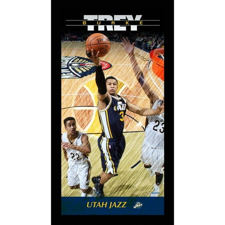 Utah Jazz Trey Burke Player Profile Wall Art 9.5x19 Framed Photo