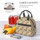 thumbnail image 5 of Fotbe 70s Hippie Style Bolsa de Almuerzo con Estampado, Lonchera Aislada, Contenedores de Comida Reutilizables Tipo Cooler a Prueba de Fugas, 5 of 7